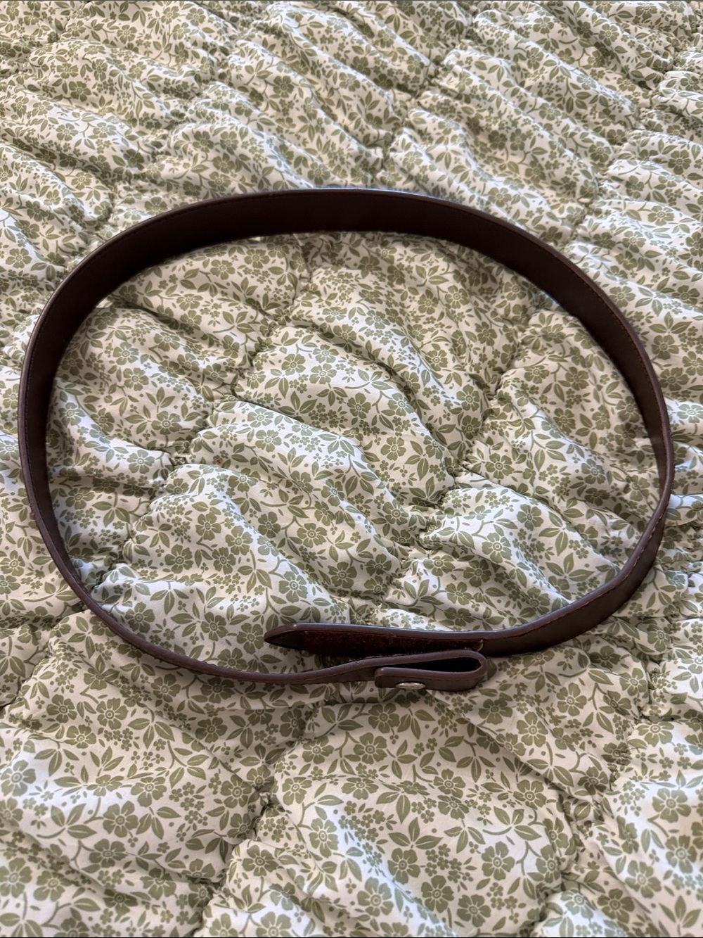 Classic Brown Leather Belt